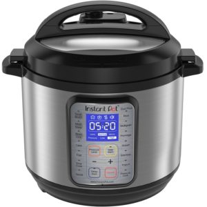 hero shot of single Instant Pot in stainless steel