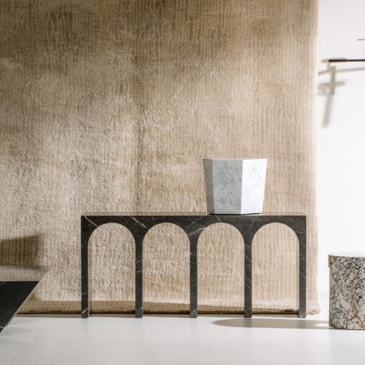 Marble furniture collection from Andrew Metrick at Elte